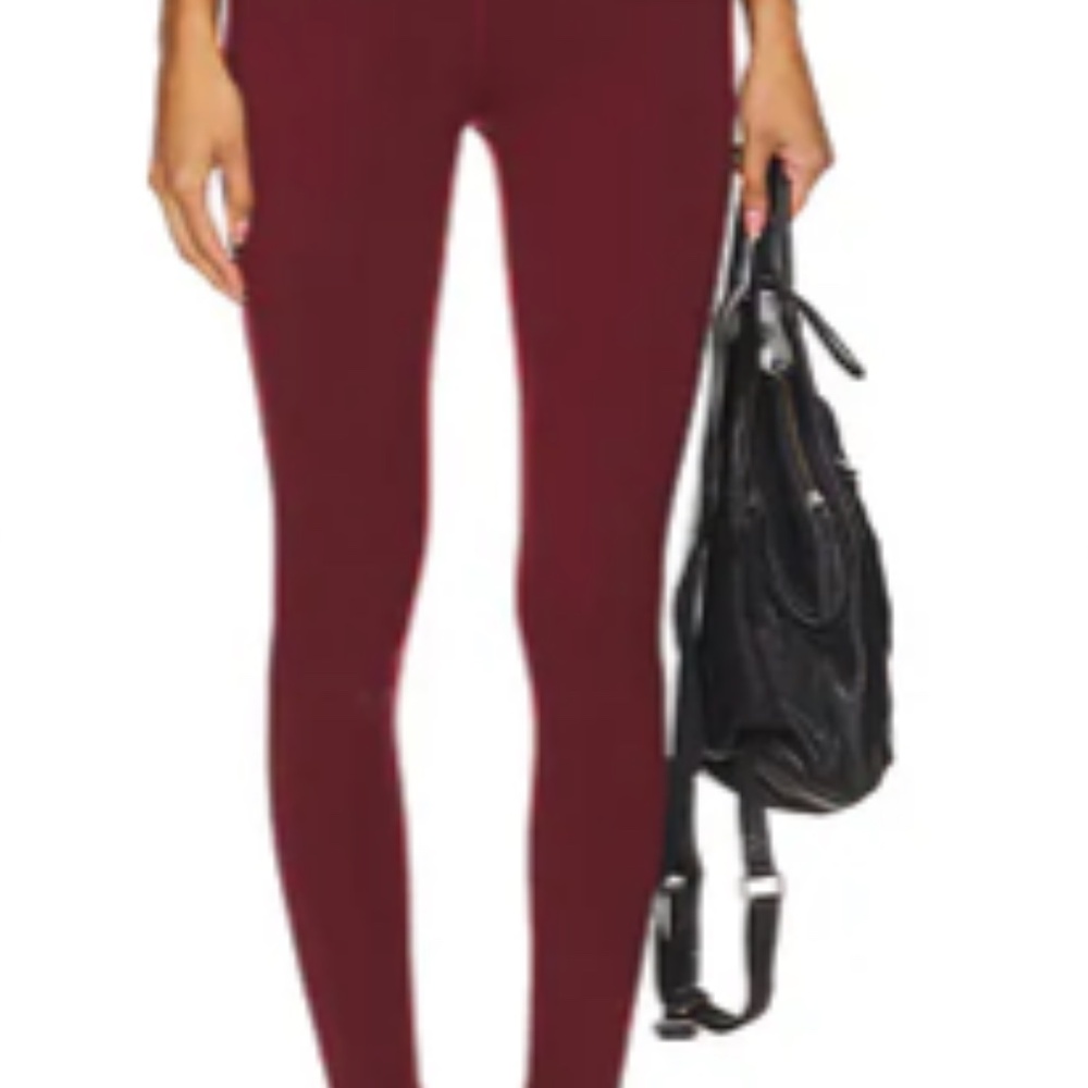 BEYOND YOGA POWERBEYOND STRIVE MIDI LEGGING IN CALIFORNIA MERLOT